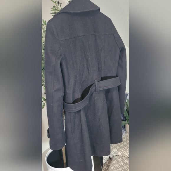 Michael Kors Black Wool Peacoat XS - Picture 4 of 5